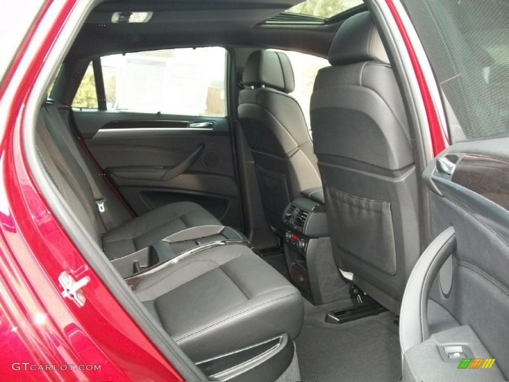 Black Interior 2011 BMW X6 xDrive50i Photo #46097027