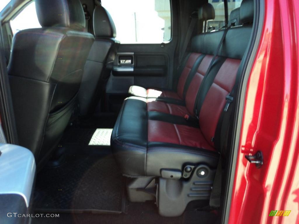 2007 F150 FX4 SuperCrew 4x4 - Bright Red / Black/Red photo #11