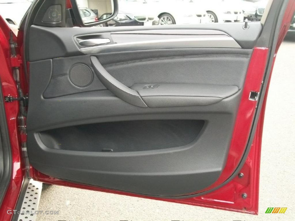 2011 X6 xDrive50i - Vermillion Red Metallic / Black photo #27