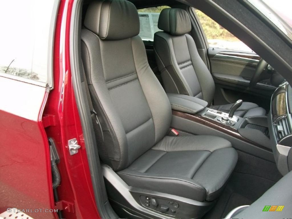 Black Interior 2011 BMW X6 xDrive50i Photo #46097156