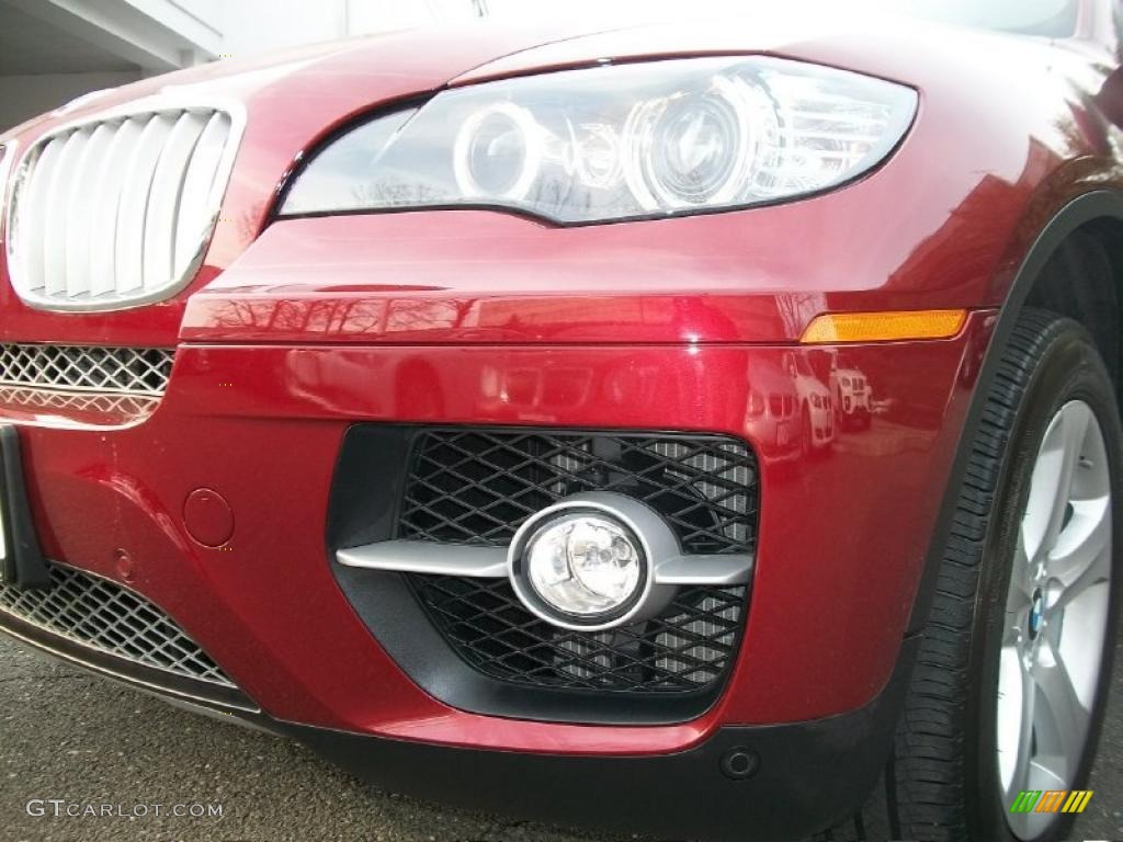 2011 X6 xDrive50i - Vermillion Red Metallic / Black photo #33