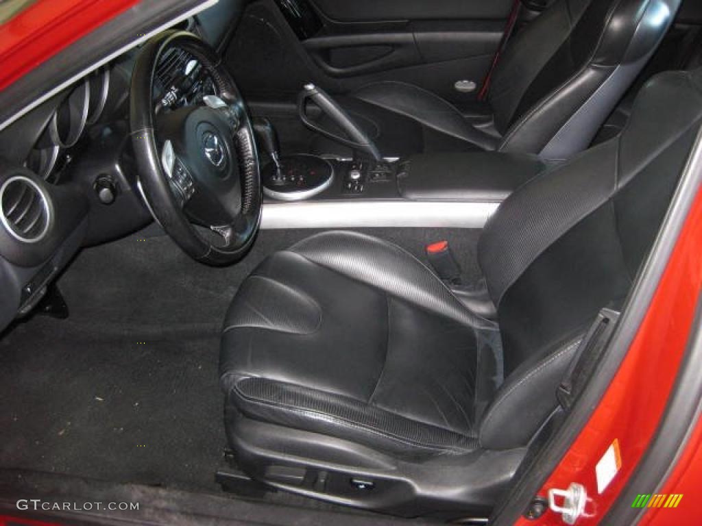 Black Interior 2004 Mazda RX-8 Standard RX-8 Model Photo #46097465