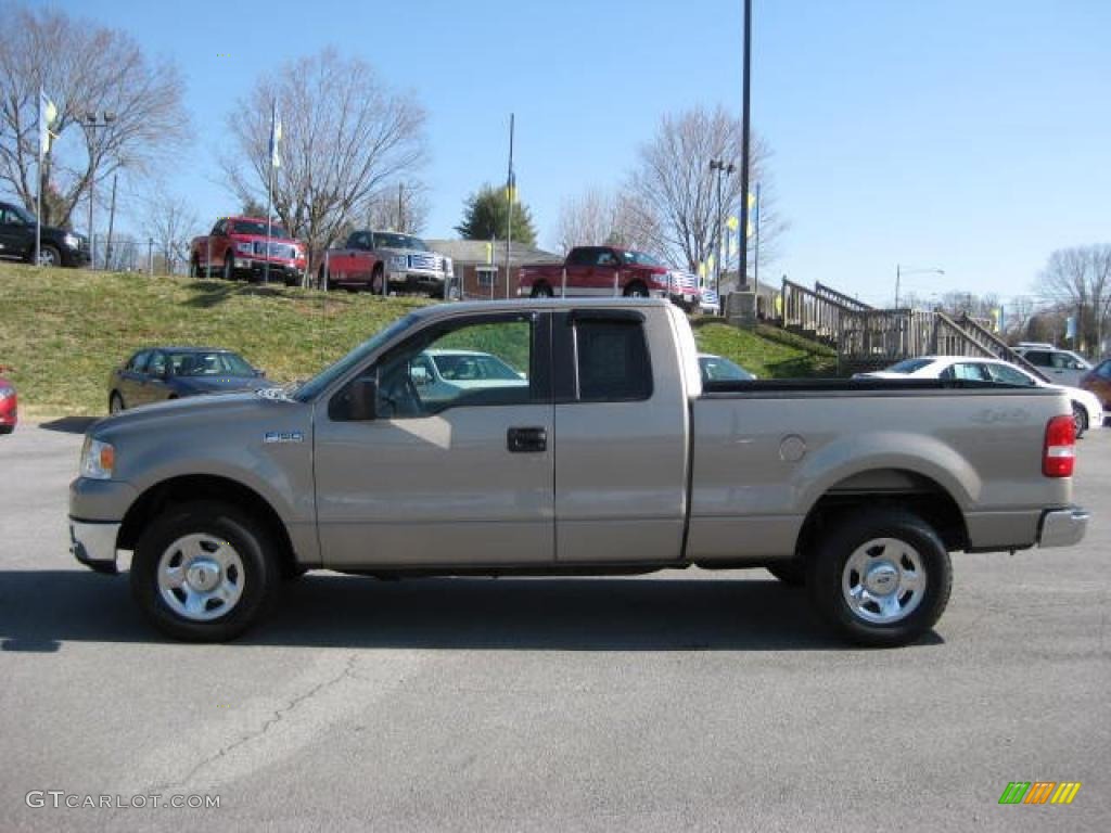 2005 F150 XLT SuperCab 4x4 - Arizona Beige Metallic / Tan photo #1