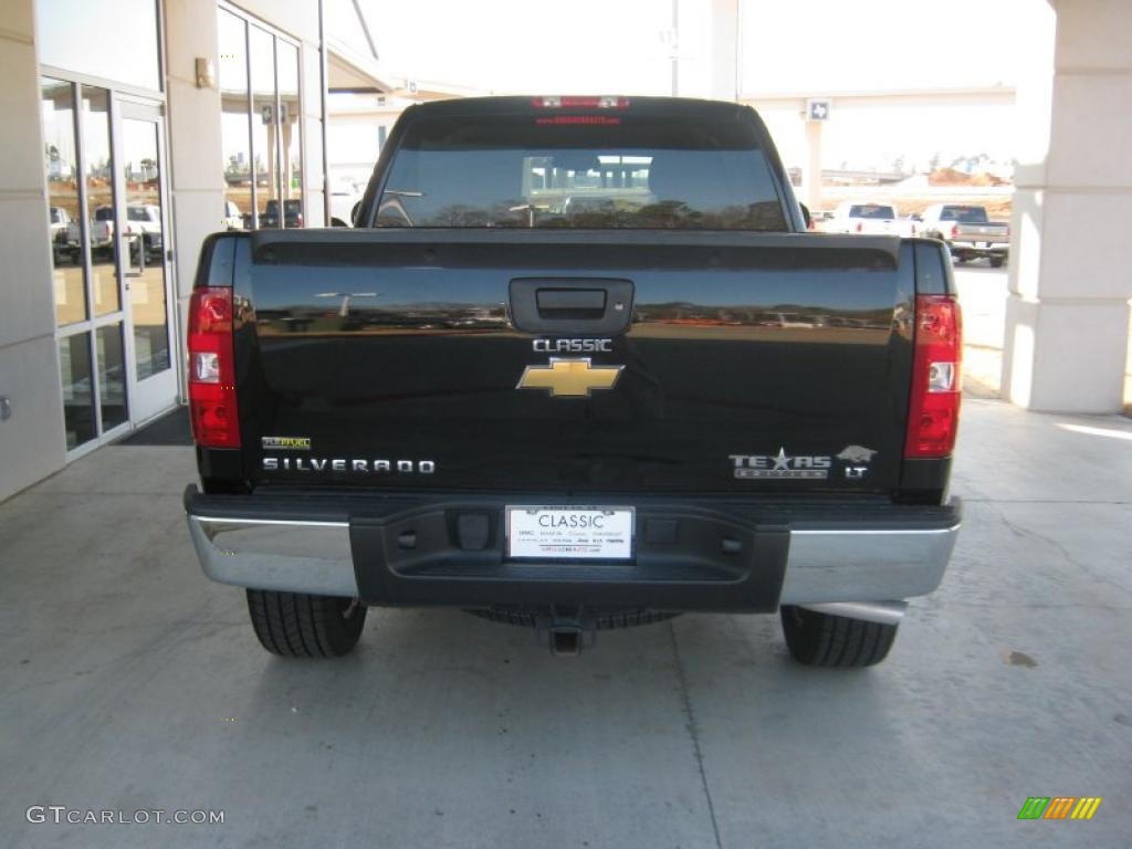 2009 Silverado 1500 LT Texas Edition Extended Cab - Black Granite Metallic / Light Cashmere photo #3