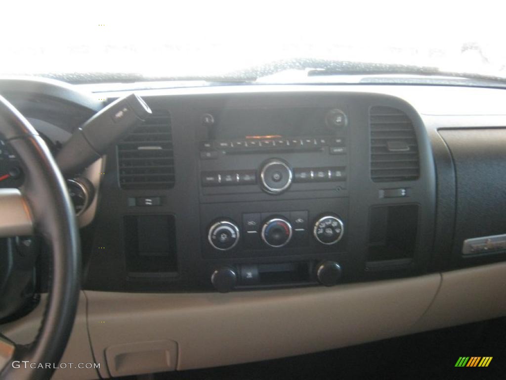 2009 Silverado 1500 LT Texas Edition Extended Cab - Black Granite Metallic / Light Cashmere photo #8