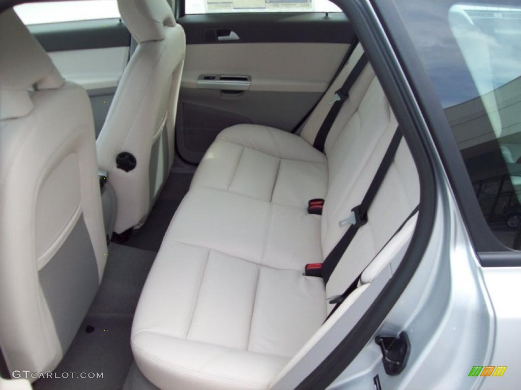 Umbra/Calcite Leather Interior 2011 Volvo V50 T5 Photo #46099985