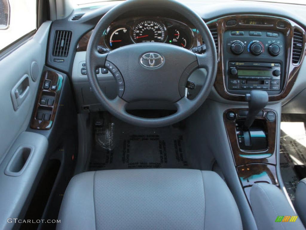 2007 Toyota Highlander Hybrid Limited Ash Gray Dashboard Photo #46100825