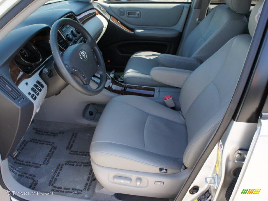 Ash Gray Interior 2007 Toyota Highlander Hybrid Limited Photo #46100828