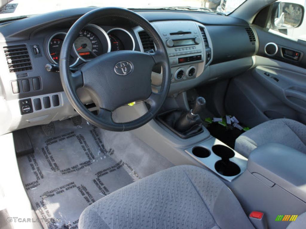 Graphite Gray Interior 2008 Toyota Tacoma V6 PreRunner Access Cab Photo #46101551