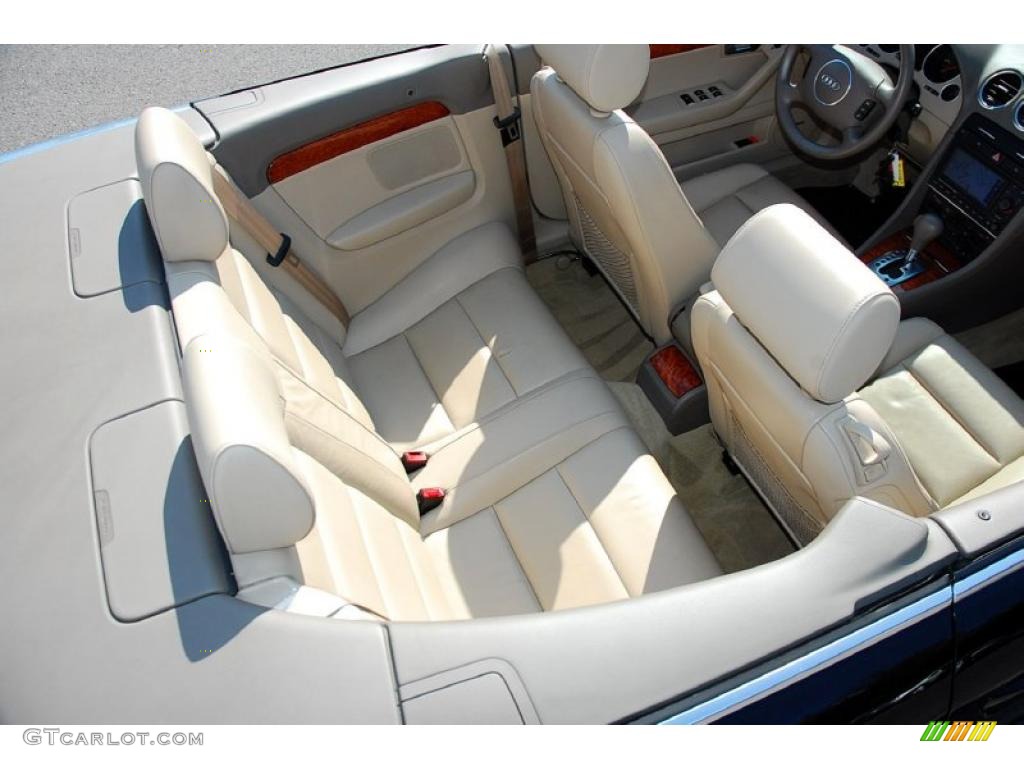 Beige Interior 2006 Audi A4 3.0 quattro Cabriolet Photo #46101698