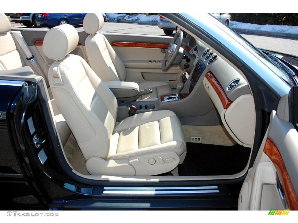 Beige Interior 2006 Audi A4 3.0 quattro Cabriolet Photo #46101704