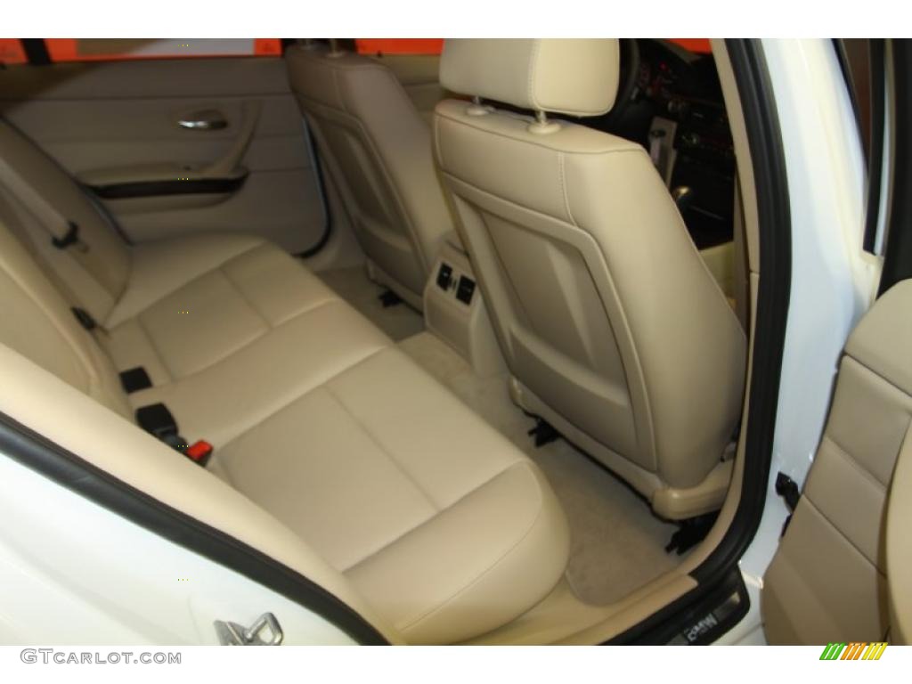 2011 3 Series 335d Sedan - Alpine White / Beige photo #14