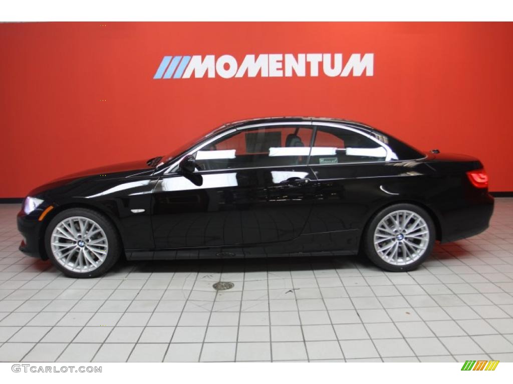 2011 3 Series 335i Convertible - Jet Black / Black photo #5