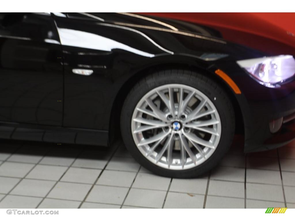 2011 3 Series 335i Convertible - Jet Black / Black photo #11