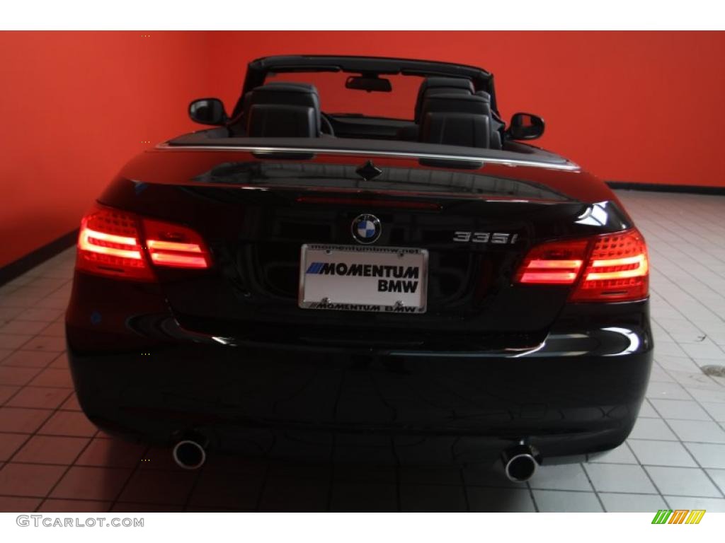 2011 3 Series 335i Convertible - Jet Black / Black photo #15