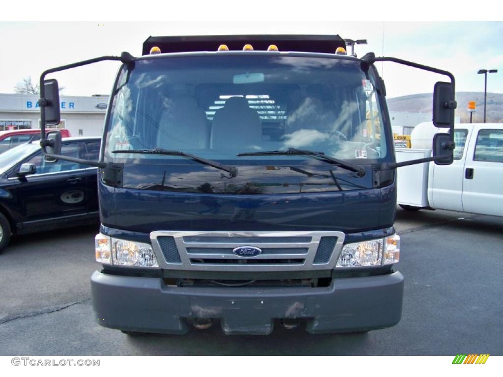 Dark Blue Pearl 2007 Ford LCF Truck L55 Commercial Dump Truck Exterior Photo #46102769