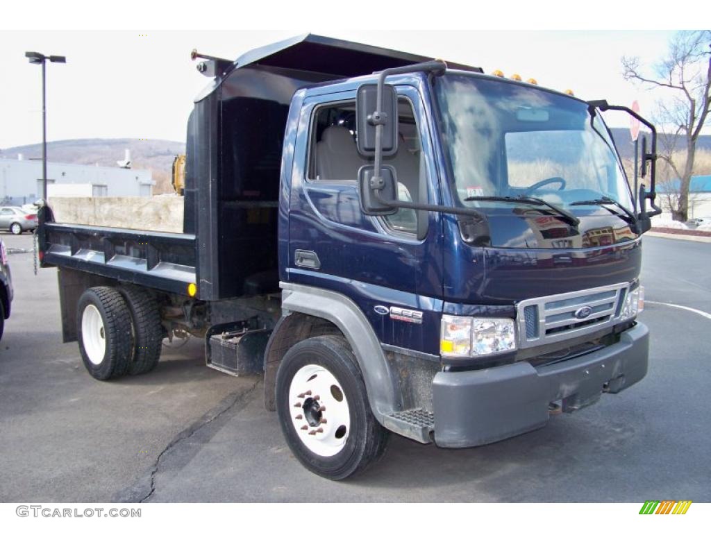 Dark Blue Pearl 2007 Ford LCF Truck L55 Commercial Dump Truck Exterior Photo #46102790