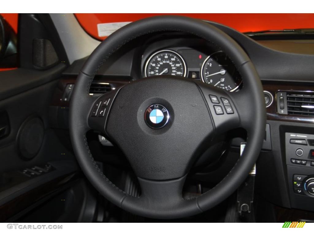 2011 3 Series 328i Sedan - Jet Black / Black Dakota Leather photo #7