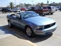 2008 Windveil Blue Metallic Ford Mustang V6 Deluxe Convertible  photo #10