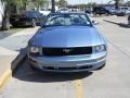 2008 Windveil Blue Metallic Ford Mustang V6 Deluxe Convertible  photo #11