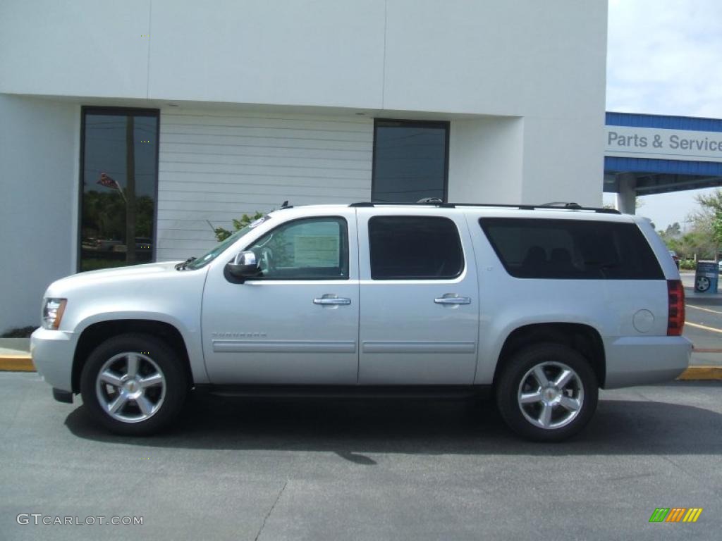 Sheer Silver Metallic 2011 Chevrolet Suburban LT Exterior Photo #46103888