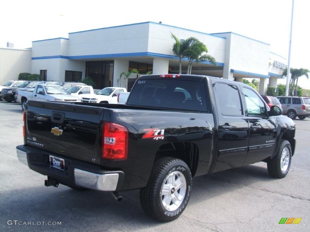 2011 Silverado 1500 LT Crew Cab 4x4 - Black / Ebony photo #5