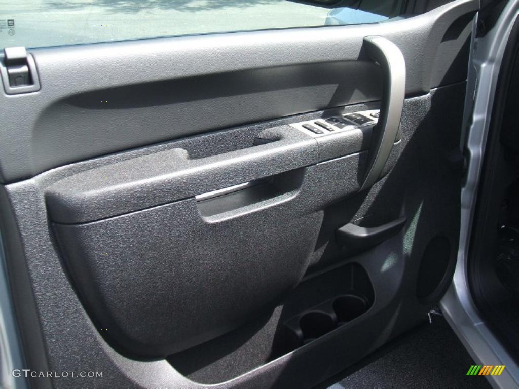 2011 Silverado 1500 LT Crew Cab - Sheer Silver Metallic / Ebony photo #6