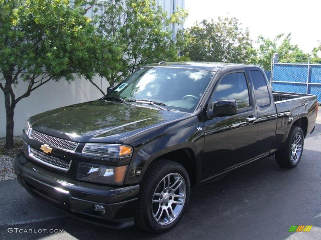 2011 Colorado LT Extended Cab - Black / Ebony photo #1