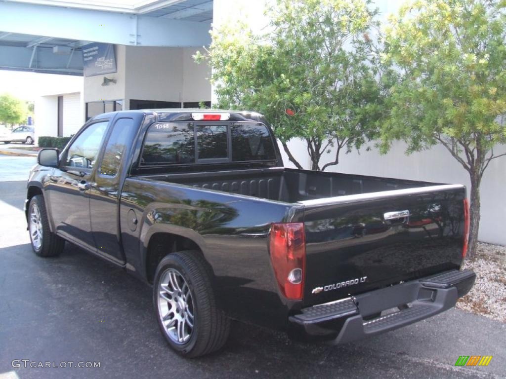 Black 2011 Chevrolet Colorado LT Extended Cab Exterior Photo #46104629