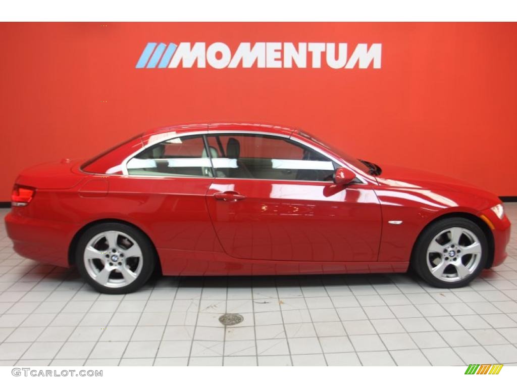 2008 3 Series 328i Convertible - Crimson Red / Cream Beige photo #4
