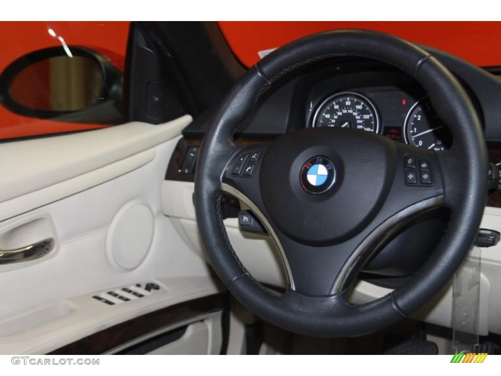 2008 3 Series 328i Convertible - Crimson Red / Cream Beige photo #7