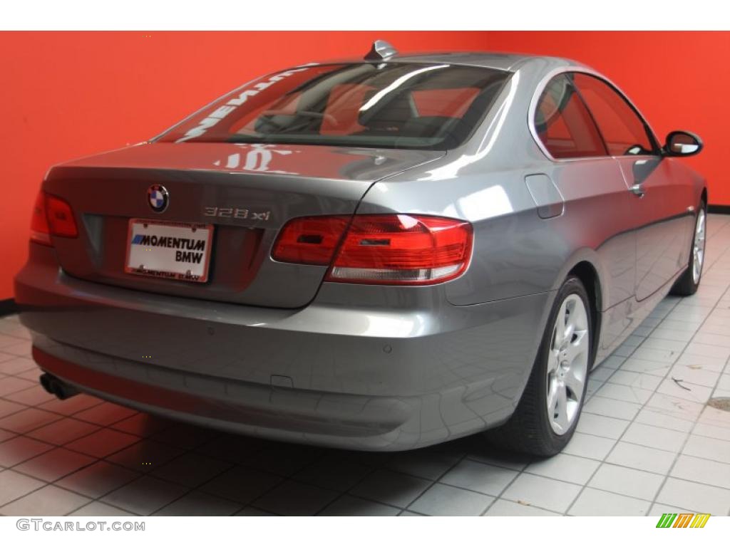 2008 3 Series 328xi Coupe - Space Grey Metallic / Black photo #3