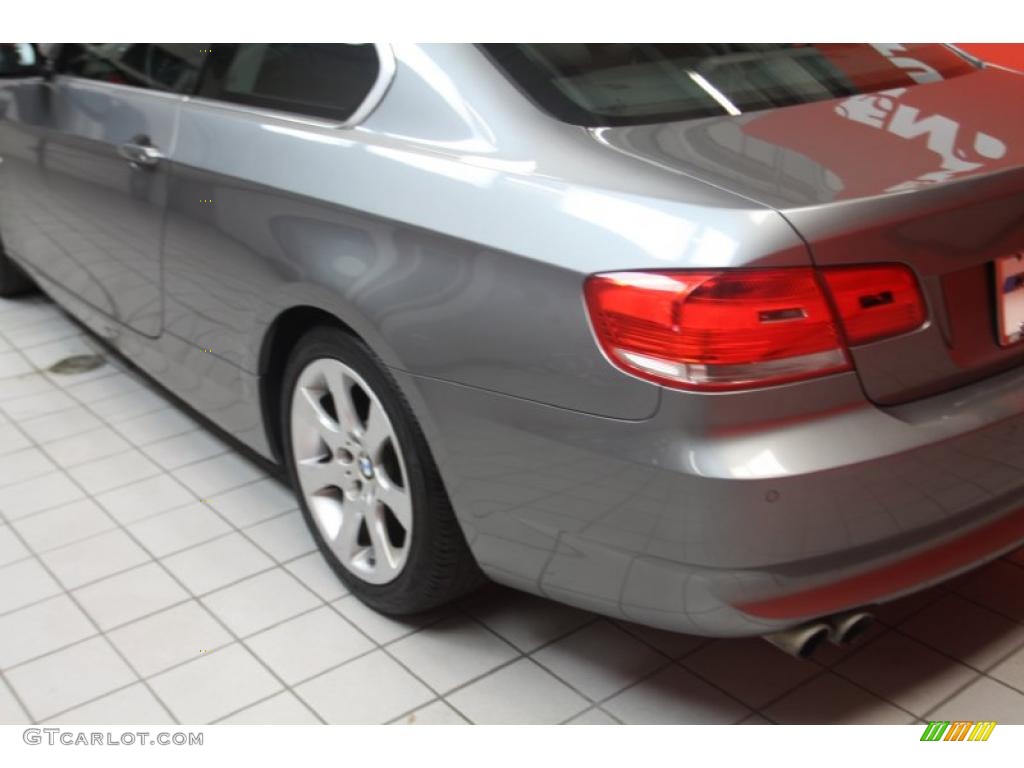 2008 3 Series 328xi Coupe - Space Grey Metallic / Black photo #20