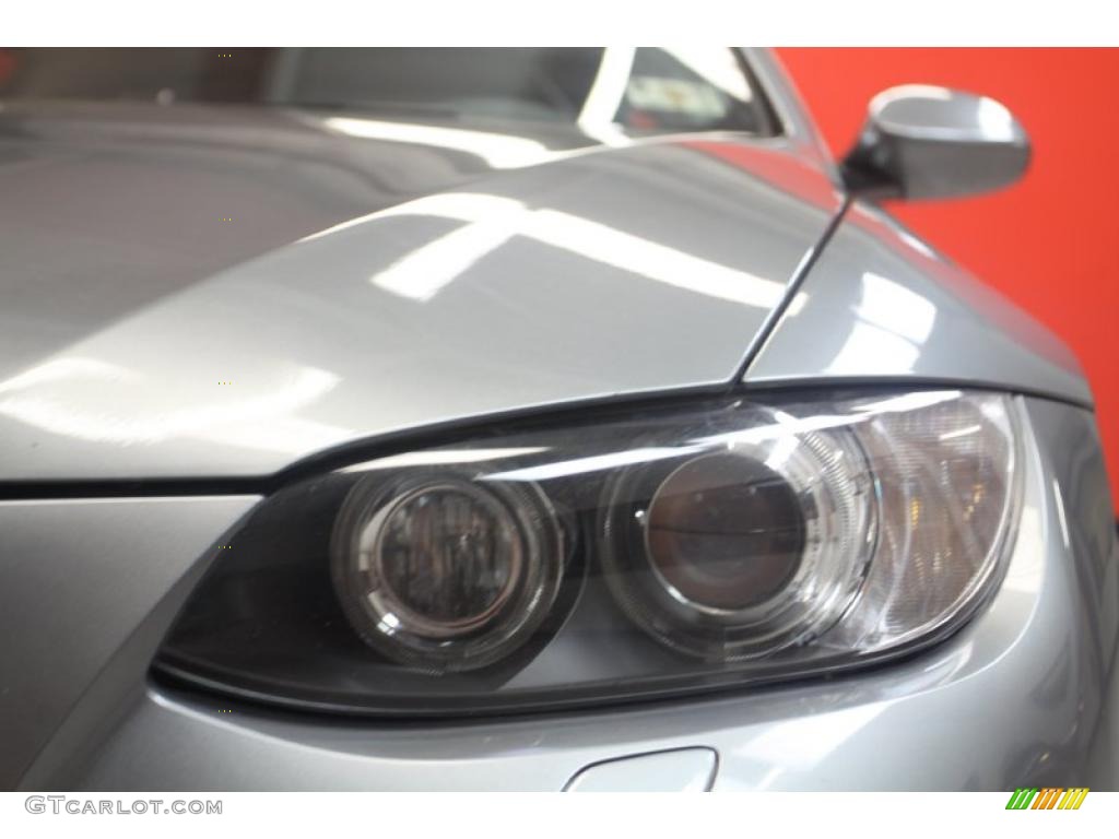 2008 3 Series 328xi Coupe - Space Grey Metallic / Black photo #22