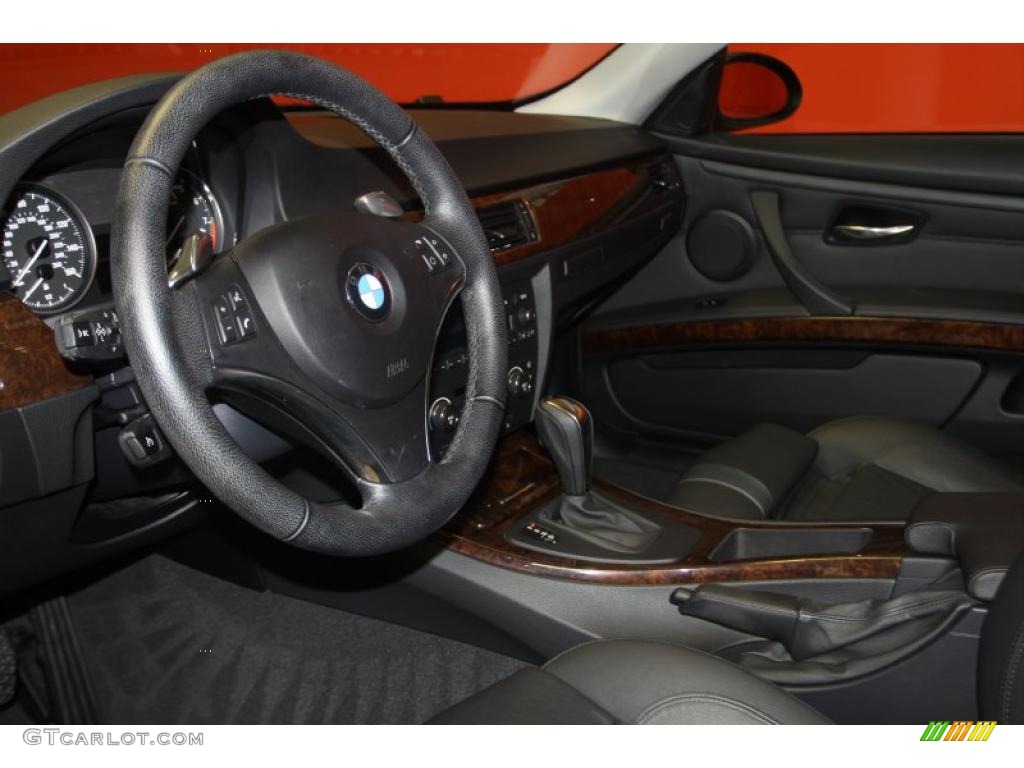 2008 3 Series 328xi Coupe - Space Grey Metallic / Black photo #39