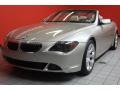 2007 Mineral Silver Metallic BMW 6 Series 650i Convertible  photo #2