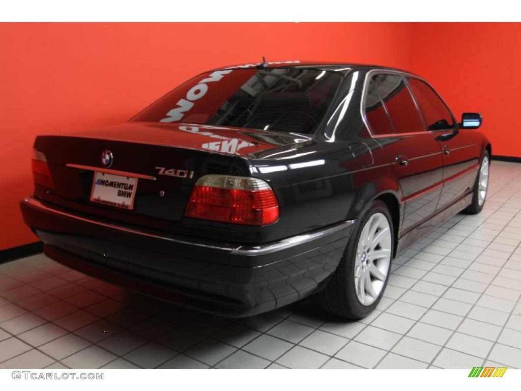 Cosmos Black Metallic 2001 BMW 7 Series 740i Sedan Exterior Photo #46106285