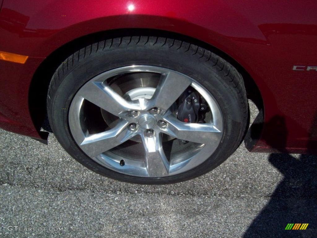 2011 Camaro SS/RS Coupe - Red Jewel Metallic / Gray photo #4