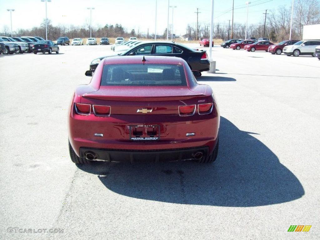 2011 Camaro SS/RS Coupe - Red Jewel Metallic / Gray photo #14