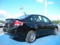 2011 Ebony Black Ford Focus SE Sedan  photo #3