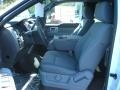 Steel Gray 2011 Ford F150 XLT SuperCab Interior Color