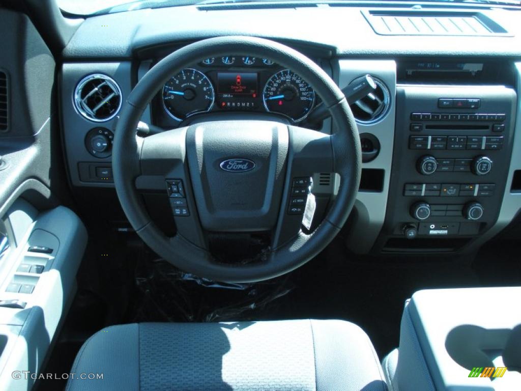 2011 Ford F150 XLT SuperCab Steel Gray Dashboard Photo #46107353