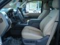 Adobe Two Tone Leather 2011 Ford F250 Super Duty Lariat Crew Cab 4x4 Interior Color