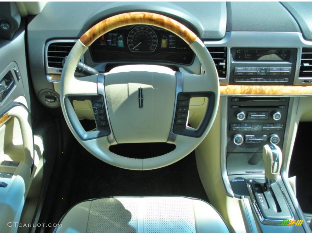 2011 Lincoln MKZ Hybrid Light Camel Dashboard Photo #46107593