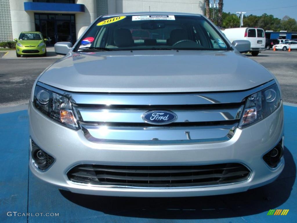 2010 Fusion SEL V6 - Brilliant Silver Metallic / Medium Light Stone photo #8