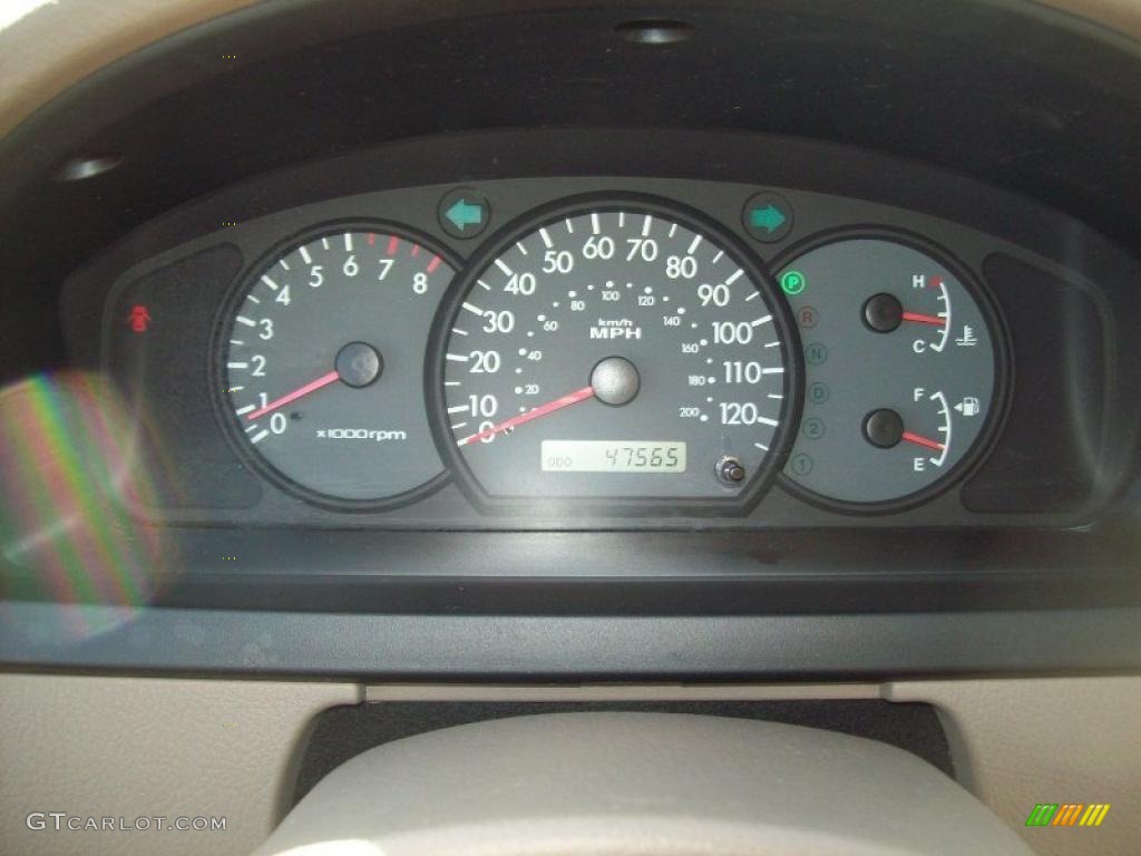 2004 Kia Rio Cinco Wagon Gauges Photo #46109171
