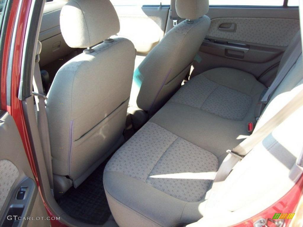 Gray Interior 2004 Kia Rio Cinco Wagon Photo #46109189