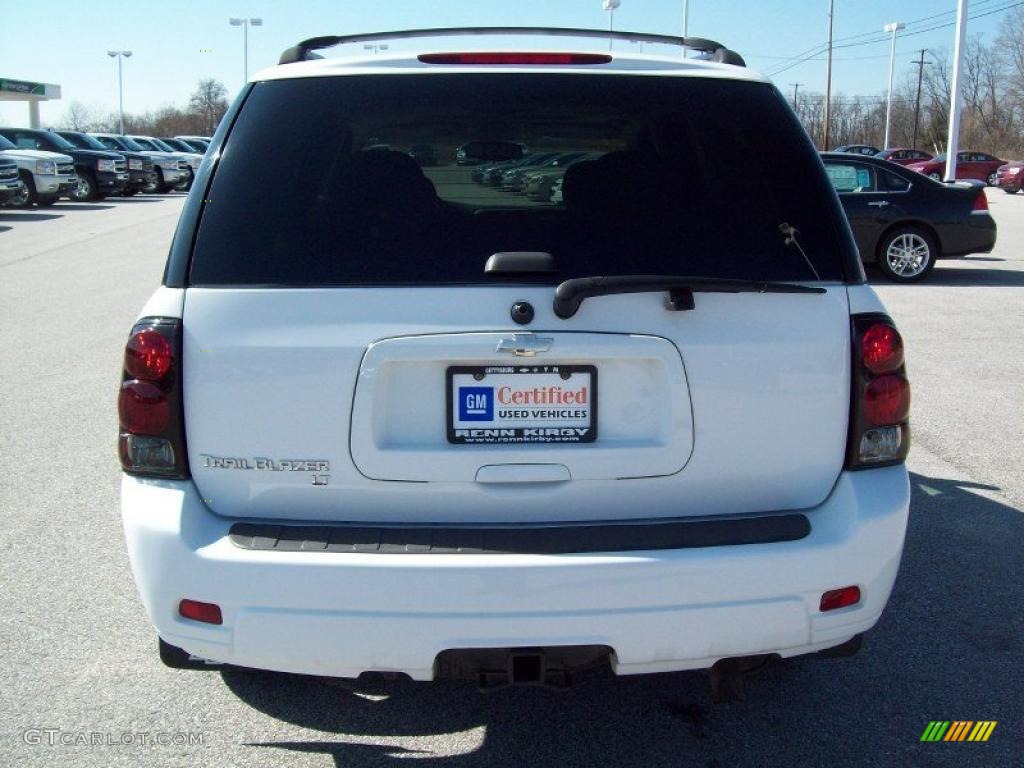 2008 TrailBlazer LT 4x4 - Summit White / Light Gray photo #14