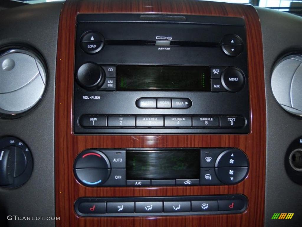 2005 F150 Lariat SuperCrew 4x4 - Dark Toreador Red Metallic / Tan photo #27