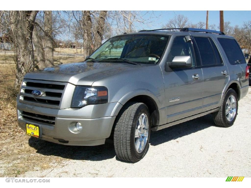 2008 Expedition Limited - Vapor Silver Metallic / Stone photo #1